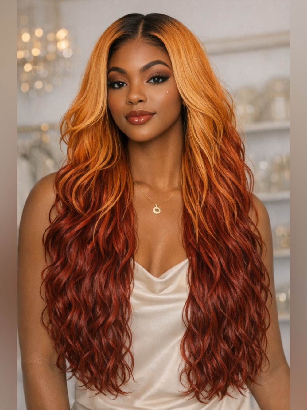 Janet kota HD360 Lace Wig - red (DR. Ginger) by